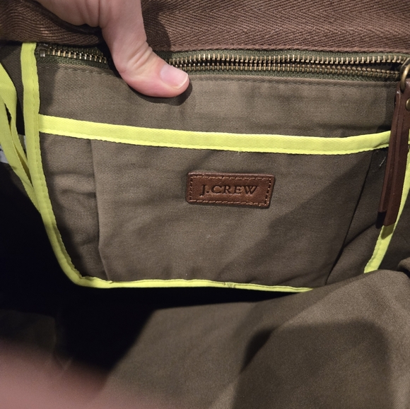 J. Crew large brown leather bag - Picture 3 of 14